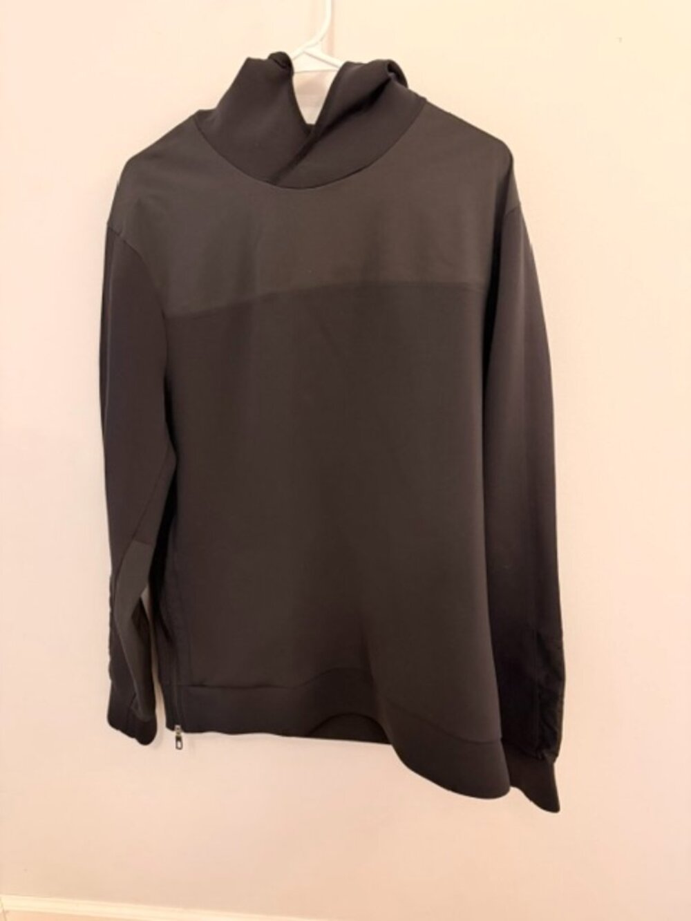 Lululemon Black Scuba Funnel Neck Half Zip Pullover XL